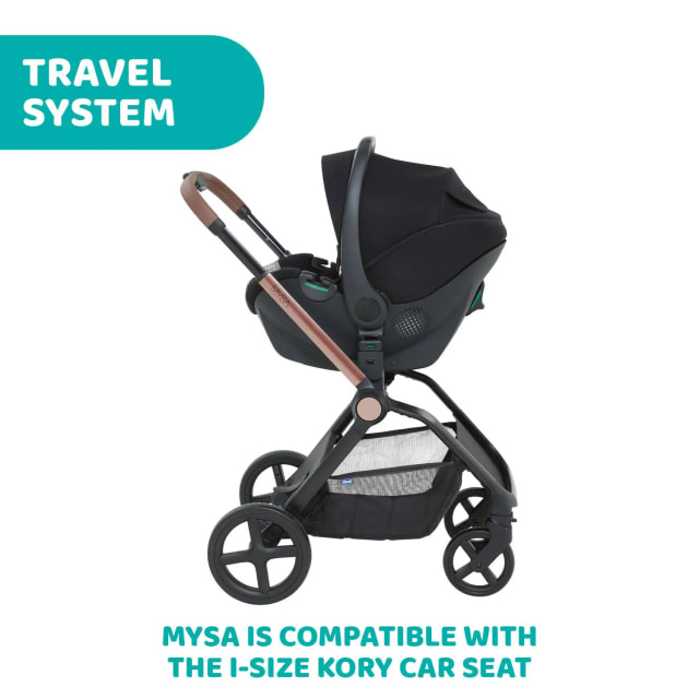CHICCO Stroller: Mysa Black Satin
