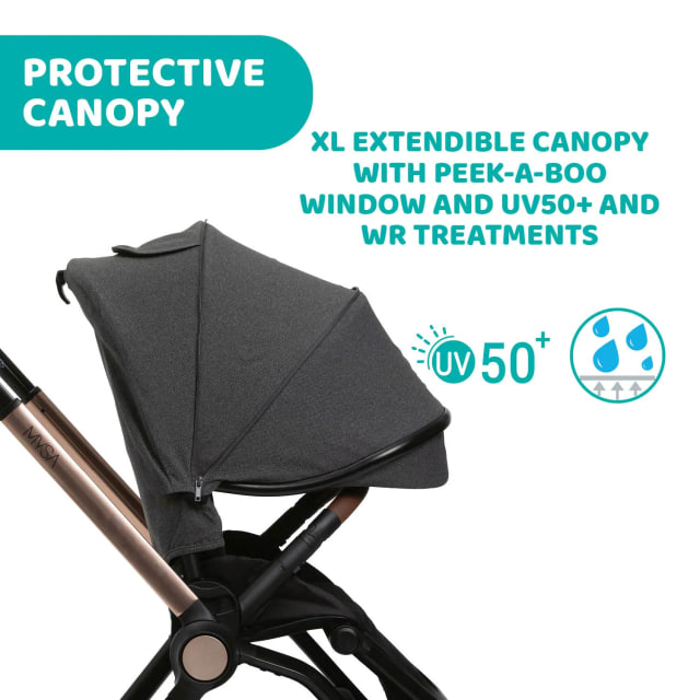 CHICCO Stroller: Mysa Black Satin