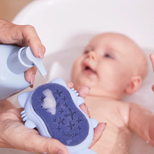 B.BOX Baby Bath Brush Replacement Sponge 2 Pk