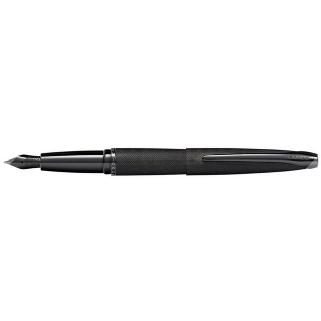 CROSS ATX Brushed Black PVD Fountain Pen, Medium Nib