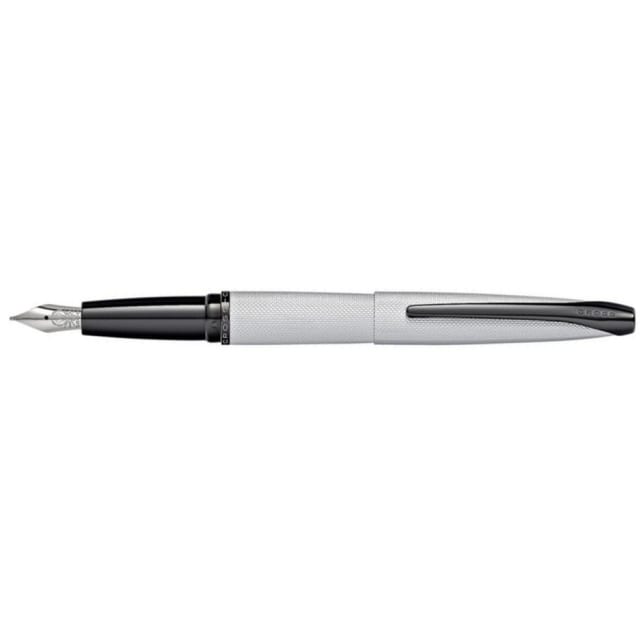 CROSS ATX Brushed Chrome Fountain Pen, Medium Nib