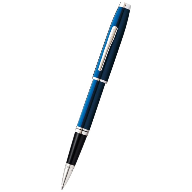CROSS Coventry Blue Lacquer with Chrome Rollerball Pen