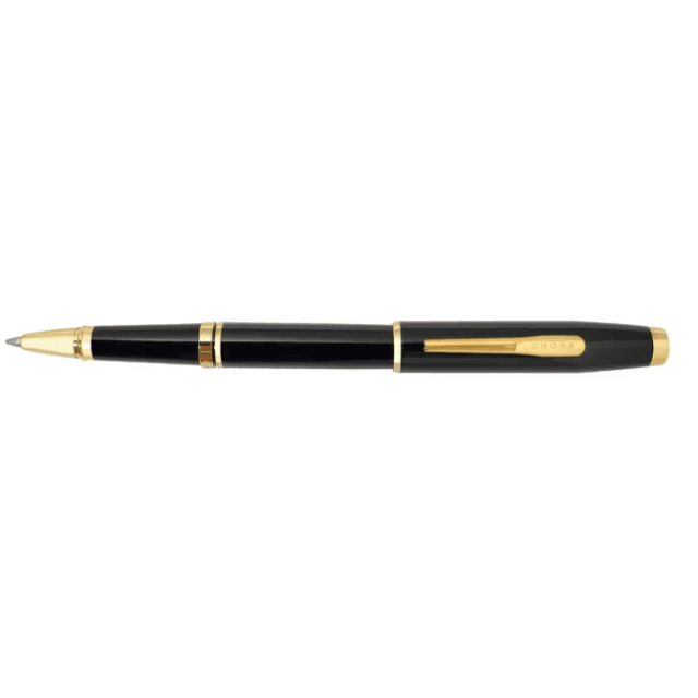 CROSS Coventry Black Lacquer with Gold Rollerball Pen