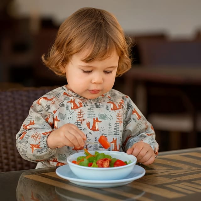 Nylon Small Long Sleeve Bib Mr Fox
