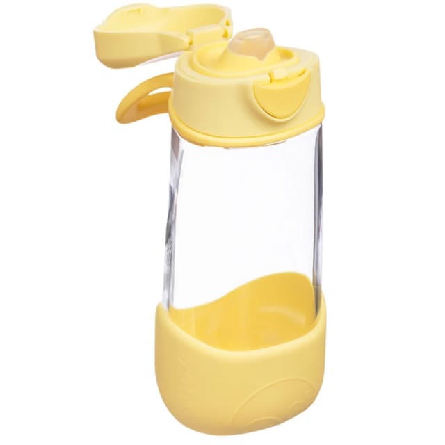 B.BOX 450mL Sport Spout Bottle - lemon twist