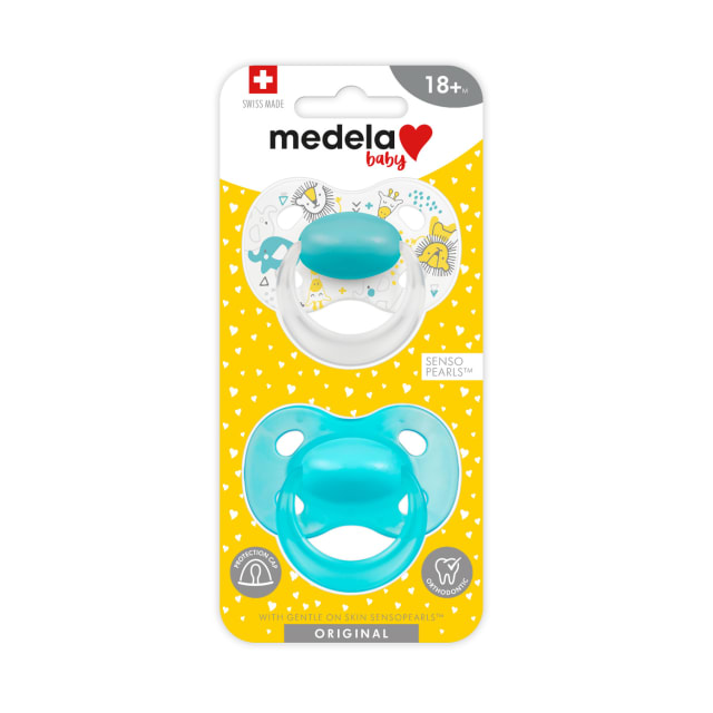 MEDELA Soother Original Boy 18+mth 2pk