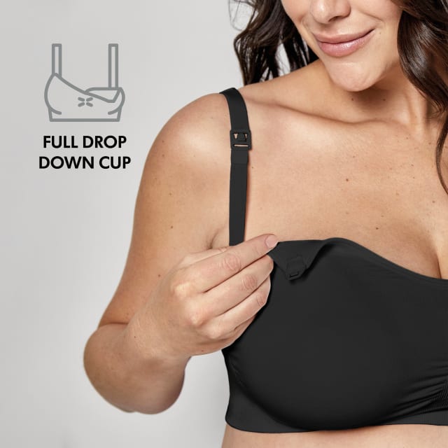 MEDELA Keep Cool Ultra Mat/Nursing Bra Blk XL