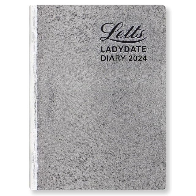 LETTS 2024 Ladydate Mini Pkt 2DTP Eng Silver