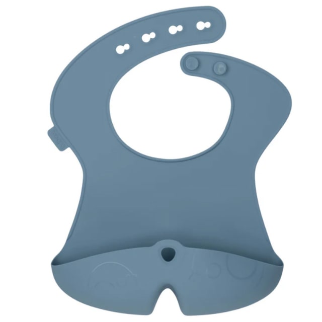 B.BOX Silicone Bib - Lullaby Blue