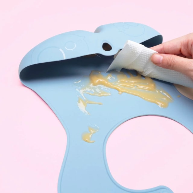 B.BOX Silicone Bib - Lullaby Blue