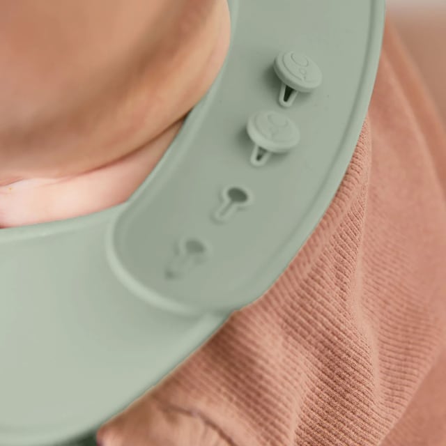 B.BOX Silicone Bib - sage
