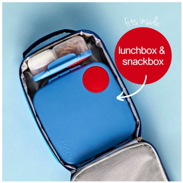B.BOX Insulated Lunch Bag Flexi Deep Blue