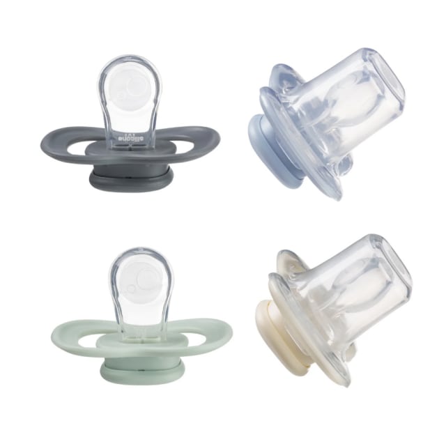 B.BOX Pacifier Silicone 2 Twin Asst-4 SRT-6M+