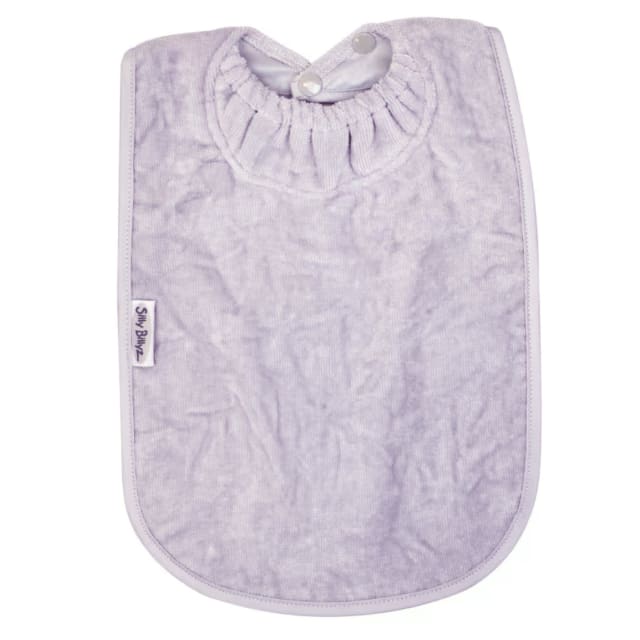 SILLY BILLYZ TOWEL XL LARGE BIB LAVENDER