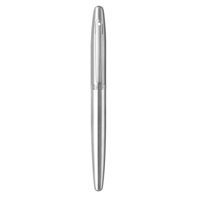 SHEAFFER VFM Brushed Chrome Fountain Pen Medium Nib