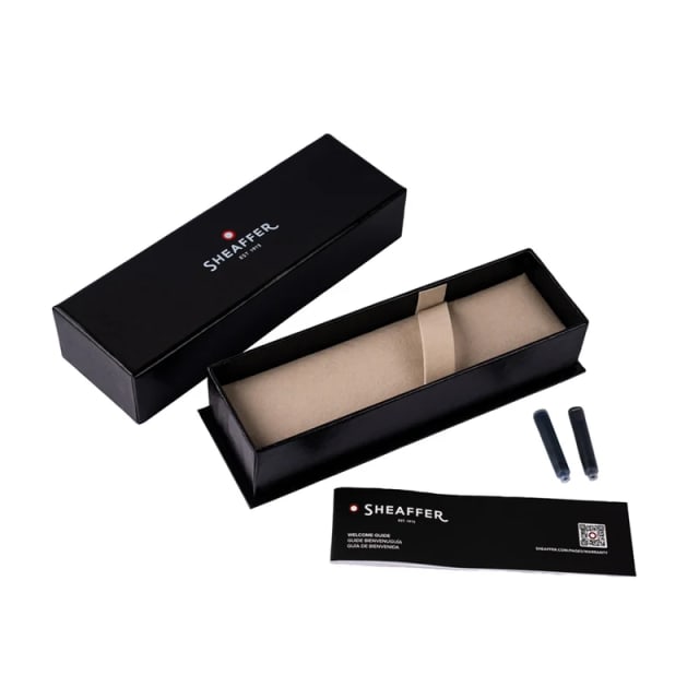 SHEAFFER VFM Brushed Chrome Fountain Pen Medium Nib