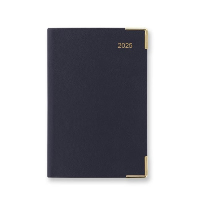 Letts 2025 Classic Mini Pocket Week to View Sun English Dark Blue