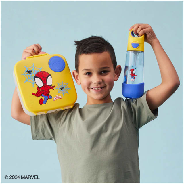 B.BOX 600 Tritan Drink Bottle Marvel Spidey S2