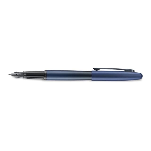 Sheaffer VFM Matt Blue/Black Trim Fine Nib Fountain Pen with Converter