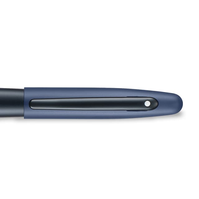 Sheaffer VFM Matt Blue/Black Trim Fine Nib Fountain Pen with Converter