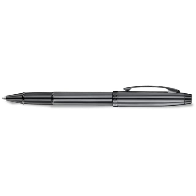 Sheaffer 100 Gloss Dark Grey Gunmetal PVD Trim Rollerball Pen