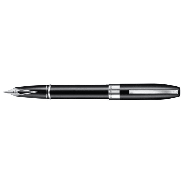 Sheaffer Legacy Black/Chrome Trim Fountain Pen Medium Nib