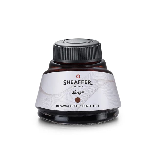 Sheaffer Skrip Fountain Pen Ink Bottle Brown Coffee Scnt 50ml