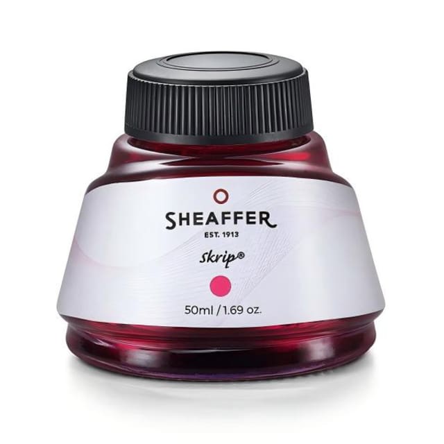 Sheaffer Skrip Fountain Pen Ink Bottle Pink 50ml
