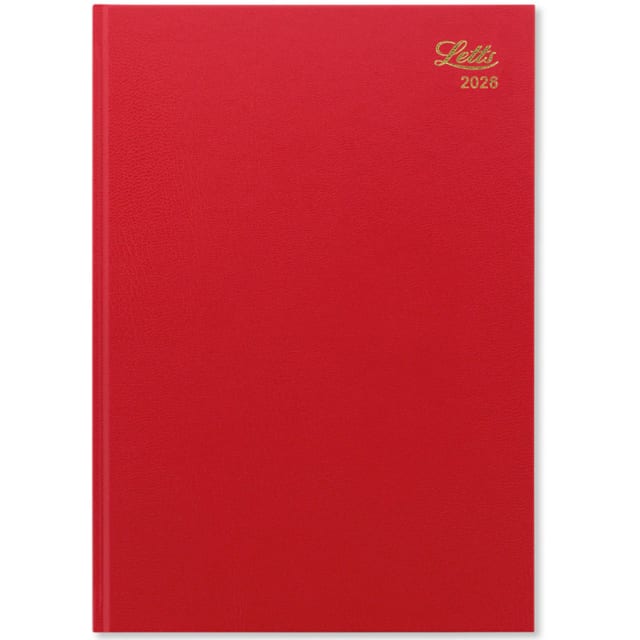 2026 Standard A4 DTP English Red