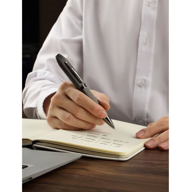 Cross Peerless Slate Grey Etched/Slate Grey Ballpoint