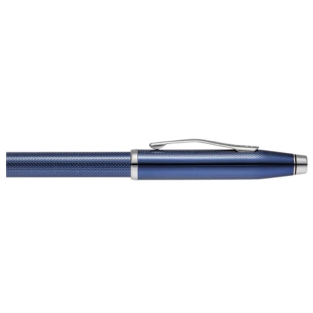 Cross Century II Cobalt Blue Etched with Chrome Trim Ballpoint