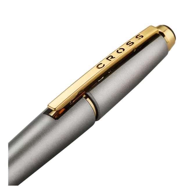 Cross Edge Sonic Titanium/Gold PVD Rollerball