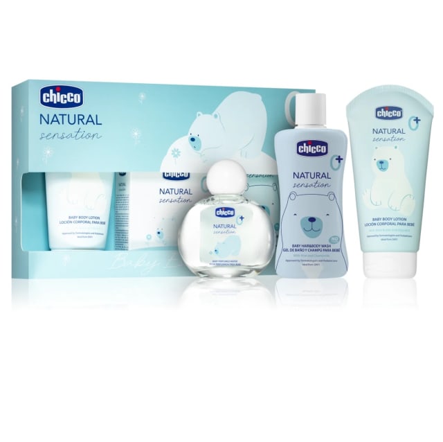 CHICCO Baby Essential Set: Hair/Body/Perf Water