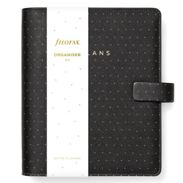 A5 Organiser Moonlight Black