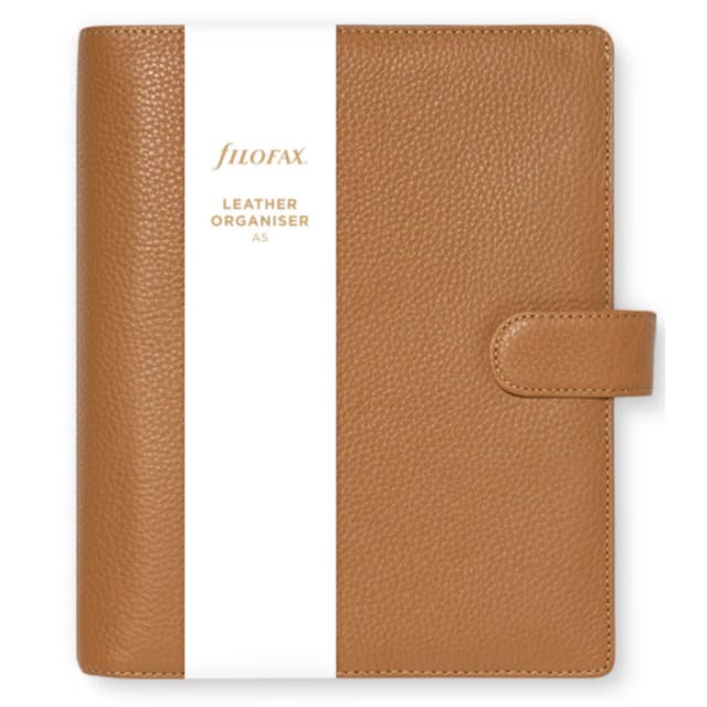 Filofax A5 Organiser Norfolk Almond