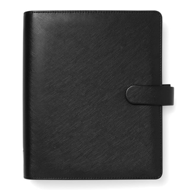 FILOFAX A5 Organiser Saffiano Black