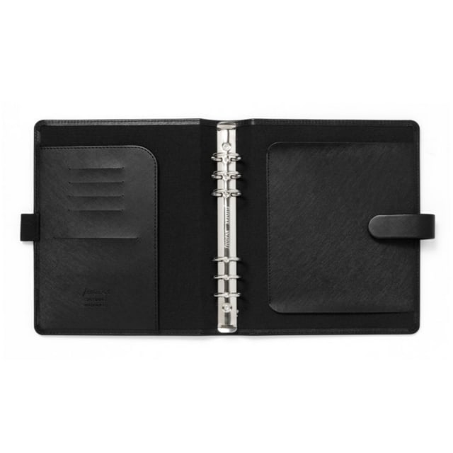FILOFAX A5 Organiser Saffiano Black