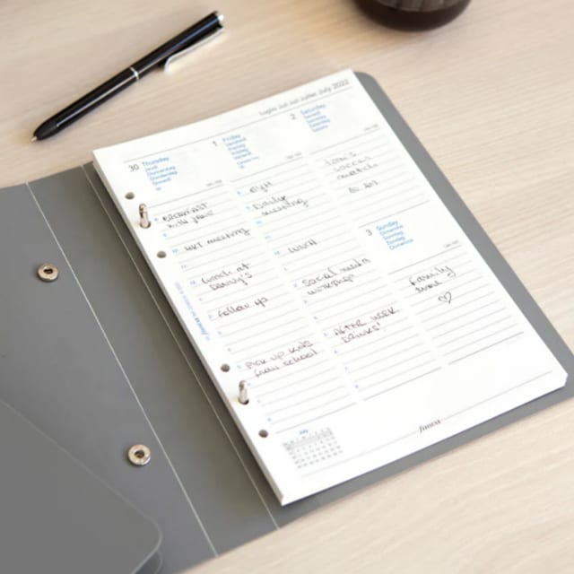 FILOFAX A5 Storage Binder Grey