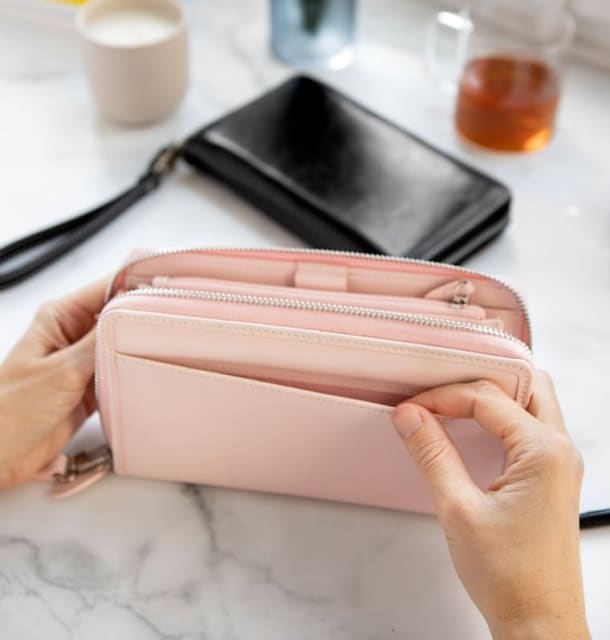 Filofax Personal compact zip malden organiser pink