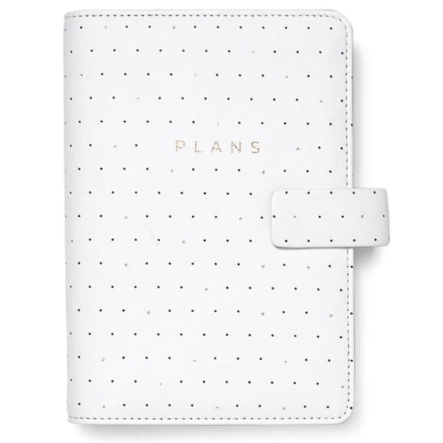 Filofax Personal Organiser Moonlight White