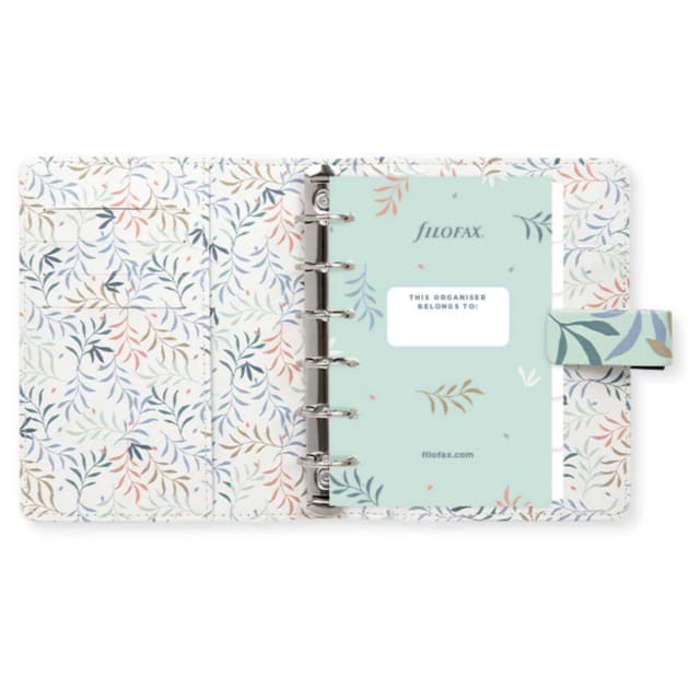 FILOFAX Pkt Organiser Botanical Blue