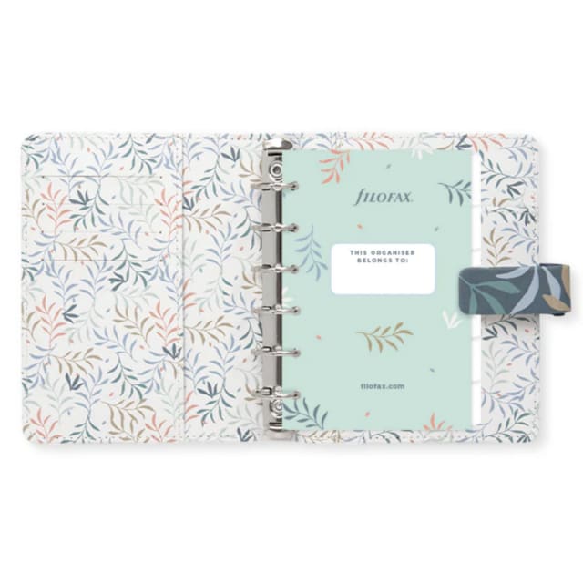 FILOFAX Pkt Organiser Botanical Blue