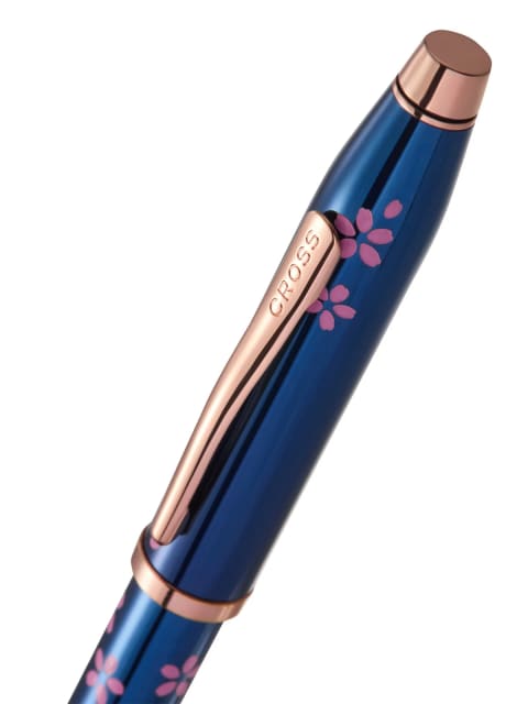 CROSS Cherry Blossom Century II Translucent Blue Ballpoint Pen