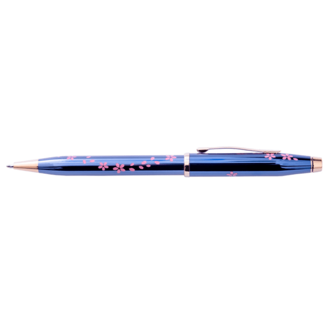 CROSS Cherry Blossom Century II Translucent Blue Ballpoint Pen