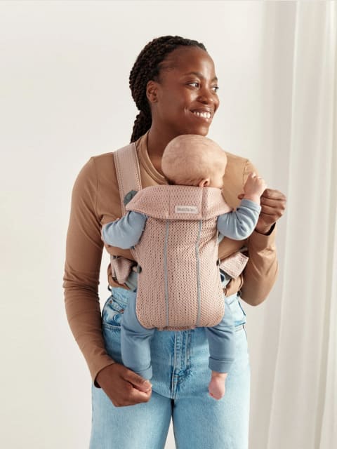 Baby Bjorn Carrier MINI 3D Mesh Dusty Pink