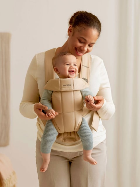 Baby Bjorn Carrier Mini Woven Beige