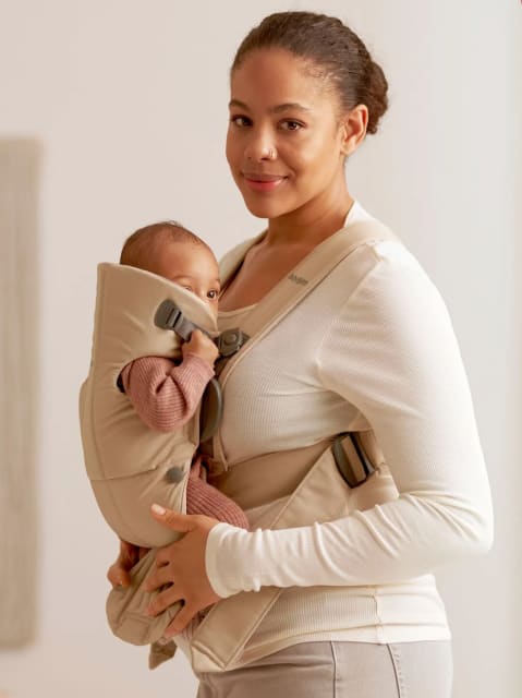 Baby Bjorn Carrier Mini Woven Beige