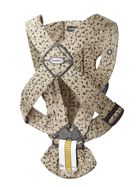 Baby Bjorn Carrier Mini Woven Beige/Dark Grey Print
