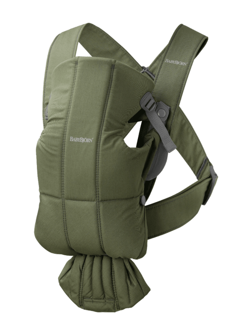 Baby Bjorn Carrier Mini Woven Dark Green