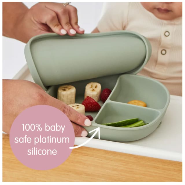 B.BOX Silicone Plate + Lid Sage